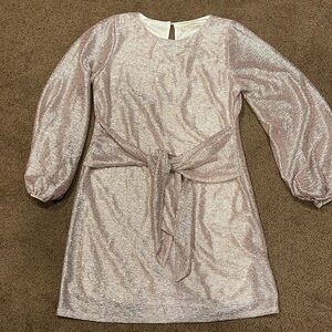 Saints & Hearts cocktail dress shimmer‎ pink dusty medium